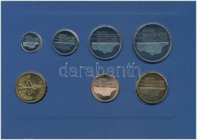 Hollandia 1991. 5c-5G (6xklf) + "Drenthe" emlékérem forgalmi sor karton dísztokban T:1 Net...