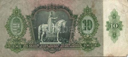 1930-1941. 100P zöld nyilaskeresztes fny-sal + 20P, 50P, 100P zöld "Kerületi Pártvezető Kőszeg&...