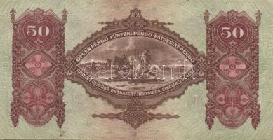 1930-1941. 100P zöld nyilaskeresztes fny-sal + 20P, 50P, 100P zöld "Kerületi Pártvezető Kőszeg&...