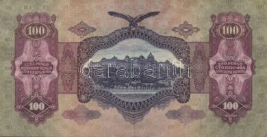 1930-1941. 100P zöld nyilaskeresztes fny-sal + 20P, 50P, 100P zöld "Kerületi Pártvezető Kőszeg&...