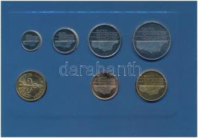 Hollandia 1992. 5c-5G (6xklf) + "Zeeland" emlékérem forgalmi sor karton dísztokban T:1 Net...