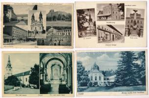 10 db RÉGI magyar városképes lap / 10 pre-1945 Hungarian town-view postcards