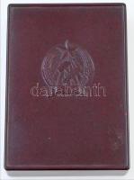 1955. "A Szakma Kiváló Műszaki Dolgozója" zománcozott jelvény és miniatűr, sérült Rákosi-c...