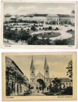 Szabadka, Subotica; - 2 db régi képeslap / 2 pre-1942 postcards