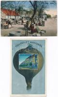 Makó - 2 db régi képeslap / 2 pre-1945 postcards