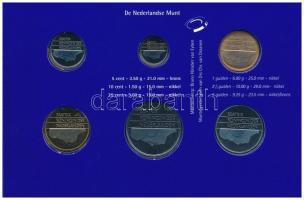 Hollandia 1999. 5c-5G (6xklf) az utolsó forgalmi sor az Euro bevezetése előtt, karton dísztokban T:1...