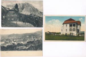 5 db RÉGI szlovén városképes lap / 5 pre-1945 Slovenian town-view postcards