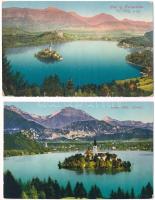 5 db RÉGI szlovén városképes lap / 5 pre-1945 Slovenian town-view postcards