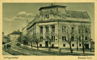 Szilágysomlyó, Simleu Silvaniei; Nemzeti Bank. Heimlich Sándor kiadása / National Bank
