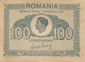 Románia 1945. 100L (2x) T:I,I- foltos