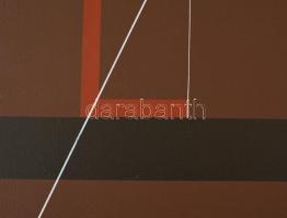 Konok Tamás (1930-): S.T: Szitanyomat (5/40), papír, jelzett, 27,5×27,5 cm