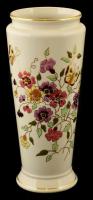 Zsolnay pillangómintás váza, kézzel festett, jelzett, kis kopásnyomokkal, m: 29,5 cm