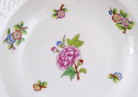 Herendi Eton mintás porcelán mélytányér, 6 db, kézzel festett, jelzett, kis kopásnyomokkal, d: 20,5 ...