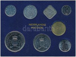 Hollandia 1981. 1c-2 1/2G (6klf db) + zseton forgalmi sor szettben T:1 Netherlands 1981. 1 Cent - 2 1/2 Gulden (6xdiff) + jeton coin set in cardboard case C:UNC