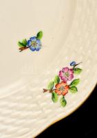 Herendi Eton mintás porcelán süteményes tányér,  kézzel festett, jelzett, kis kopásnyomokkal, d: 19 ...