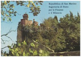 San Marino 1975. 1L-20L (5xklf) forgalmi sor eredeti tokban, ismeretterjesztő leírással T:1 
San Ma...