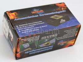 Automata kártyakeverő gép, eredeti dobozában, jó állapotban, 20×12×8 cm