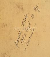 Benedek István (?-?): Szentendre. Pasztell, papír, 56×42 cm