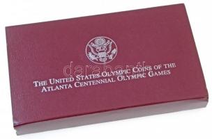 Amerikai Egyesült Államok 1990. 1/2$ Cu-Ni "Atlanta Olimpia / Kosárlabda" dísztokban T:PP
...