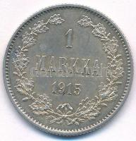 Finnország 1915S  1M Ag "II. Miklós" T:2
Finland 1915S 1 Markka Ag "Nicholas II"...
