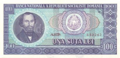 Románia 1966. 100L (2x) egymásutáni sorszámokkal T:I