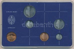 Hollandia 1984. 10c-2 1/2G (5xklf) + "Utrechti Verde" zseton plasztiktokos szettben T:1 Ne...