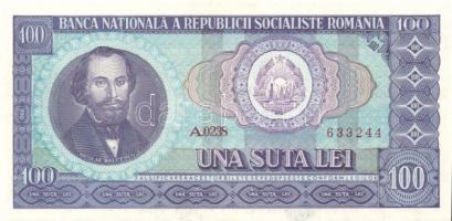 Románia 1966. 100L (2x) egymásutáni sorszámokkal T:I