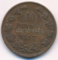Finnország 1917. 10p Br "II. Miklós" T:2 ph.
Finland 1917. 10 Pennia  Br "Nicholas I...