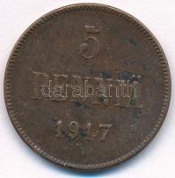 Finnország 1917. 5p Cu "II. Miklós" T:2 ph.
Finland 1917. 5 Pennia Cu "Nicholas II&q...