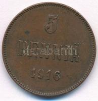 Finnország 1916. 5p Cu "II. Miklós" T:2 ph.
Finland 1916. 5 Pennia Cu "Nicholas II&q...