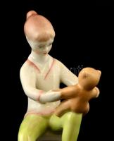 Aquincum macis lány. Jelzett, hibátlan m:14 cm