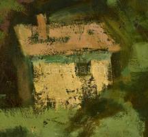 Deli Antal (1886-1960): Öreg birsek. Olaj, vászon (hibás lyukacsos), jelzett, 52×63 cm