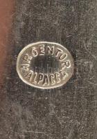 Hiányos alpakka készlet, összesen: 21 db