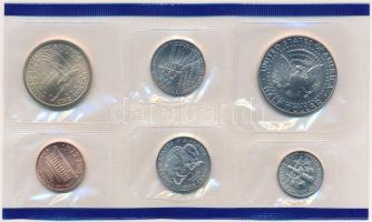 Amerikai Egyesült Államok 2005P 1c-1$ (6xklf) forgalmi sor lezárt fóliatokban T:1,1- 
USA 2005P 1 C...