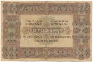 1920. 5000K "Orell Füssli Zürich" piros sorozat- és sorszám T:III- ly.
Adamo K38