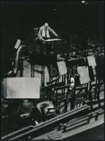 Féner Tamás(1938-): Igor Stravinszkij, feliratozott fotó, 24×18 cm