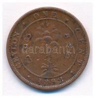 Ceylon 1892. 1c Cu "Viktória" T:2- 
Ceylon 1892. 1 Cent Cu "Victoria" C:VF
Kra...