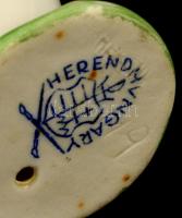 Herendi liba. Kézzel festett, jelzett, hibátlan 7 cm