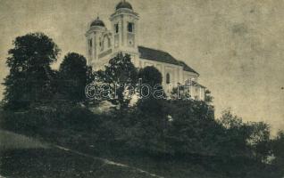 1931 Vágsziklás, Szkalka, Skalka pri Trencine, Skalka nad Váhom; Renovovany chrám sv. Benedikta / A felújított apátsági templom a Vágvölgyben / renovated abbey church in Povazie (ragasztónyom / glue mark)