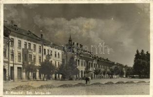 1943 Naszód, Nasaud; Szent István tér, üzletek / square, shops