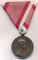 1917. Károly Bronz Vitézségi Érem Br kitüntetés modern mellszalagon. Szign.: Kautsch T:2 Hungary 1917. Bronze Gallantry Medal Br decoration with modern ribbon. Sign.: Kautsch C:XF  NMK 310.