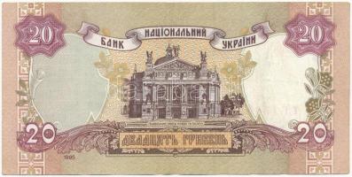 Ukrajna 1995. 20H T:II-
Ukraine 1995. 20 Hryven C:VF
Krause KM#112