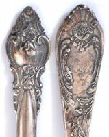 6 személyes ezüstözött étkészlet dobozában