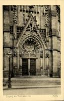 Leipzig, Eingang zur Thomaskirche / church, entrance