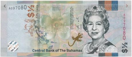 Bahamák 2019. 1/2$ T:I Bahamas 2019. 1/2 Dollar C:UNC