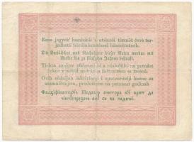 1848. 5Ft "Kossuth bankó" vörösesbarna T:III Adamo G109