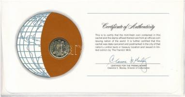 Spanyolország 1966. 1P "Nemzetek pénzérméi" felbélyegzett borítékban, bélyegzéssel T:1- 
...