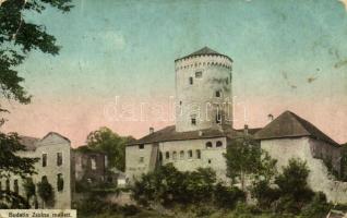 1913 Zsolna, Sillein, Zilina; Budatin vár. Kiadja Lővy Fülöp 451. / Budatínsky hrad / castle (ragasztónyom / glue marks)