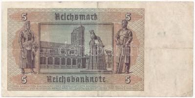 Német Harmadik Birodalom 1942. 5M T:III- 
German Third Reich 1942. 5 Mark C:VG
Krause 186.a