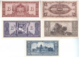 1946. 10.000BP + 100.000BP + 1.000.000BP + 10.000.000BP + 100.000.000BP T:I-,II